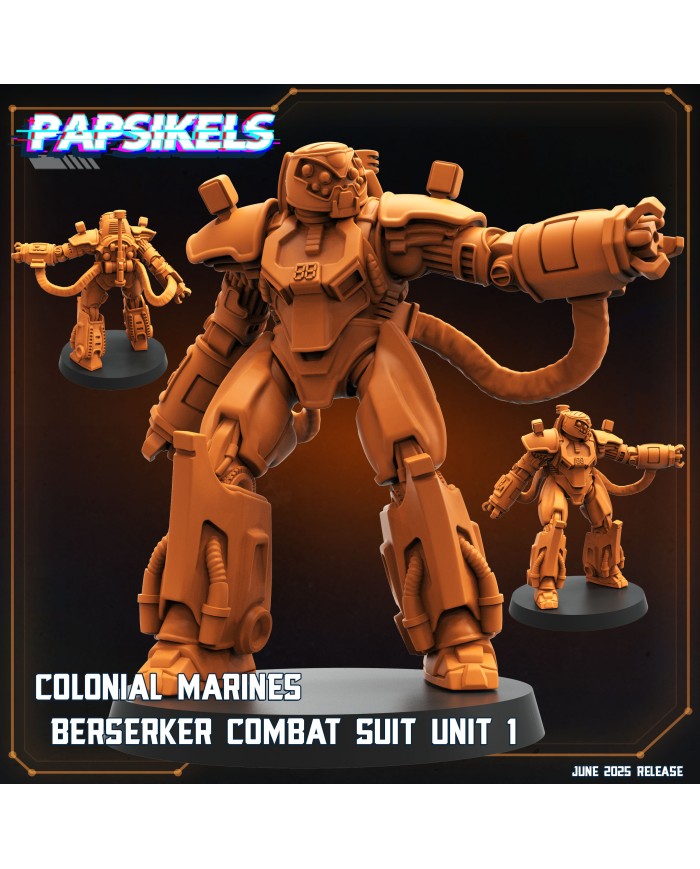 Traje de Combate Berserker de los Marines Coloniales - A|Papsikels Miniatures|Marines Coloniales