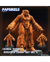 Traje de Combate Berserker de los Marines Coloniales - E|Papsikels Miniatures|Marines Coloniales