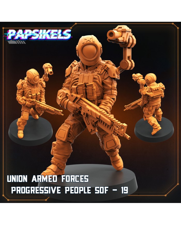 Fuerzas Armadas SOF de UPP - 19|Papsikels Miniatures|Unión de Pueblos Progresistas