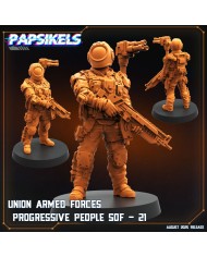 Union Armed Forces Progressive People SOF - 21|Papsikels Miniatures|Union of Progressive Peoples