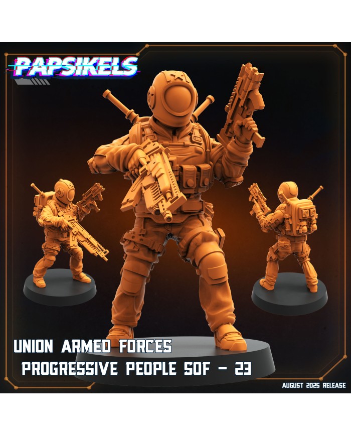 Fuerzas Armadas SOF de UPP - 23|Papsikels Miniatures|Unión de Pueblos Progresistas