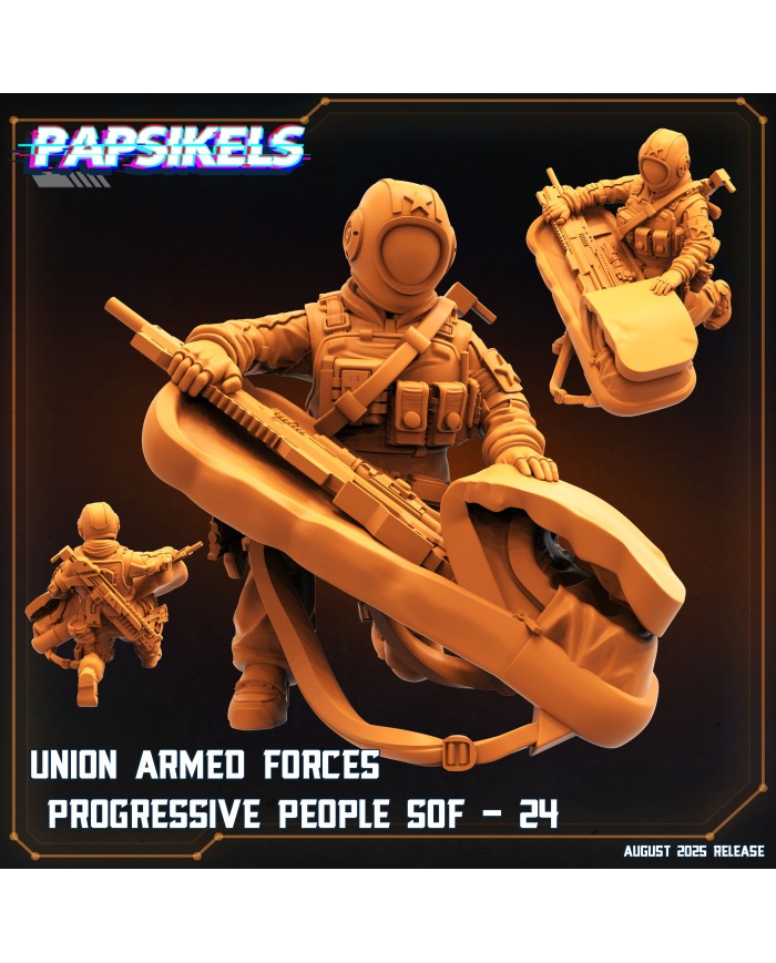 Fuerzas Armadas SOF de UPP - 24|Papsikels Miniatures|Unión de Pueblos Progresistas