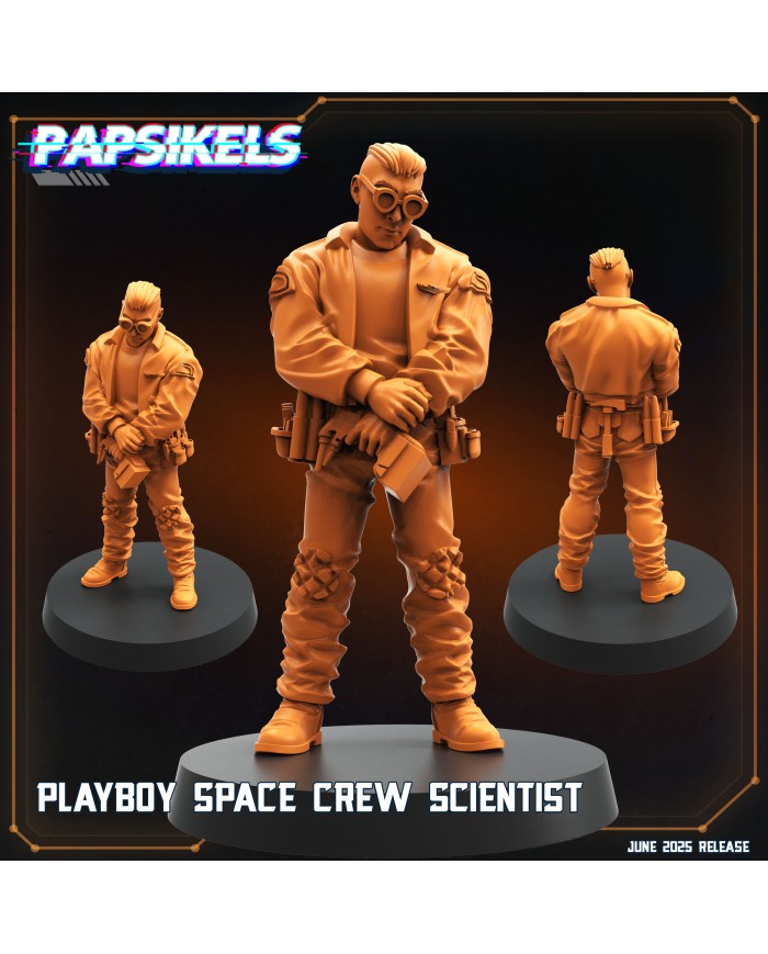 Playboy Space Crew Scientist|Papsikels Miniatures|Space Crew and Settlers