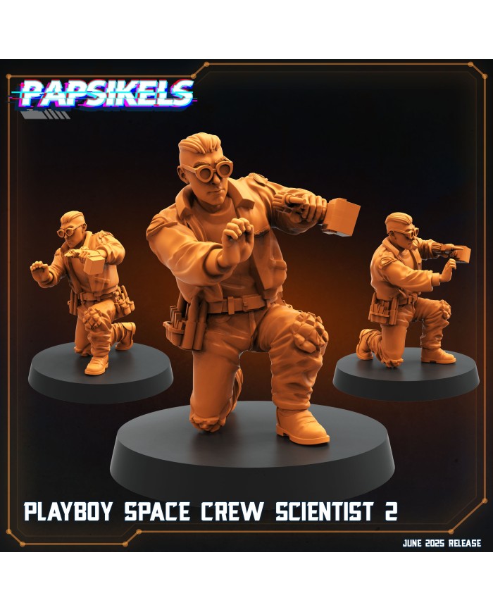 Científico Playboy de la Tripulación Espacial - B|Papsikels Miniatures|Tripulantes y Colonos