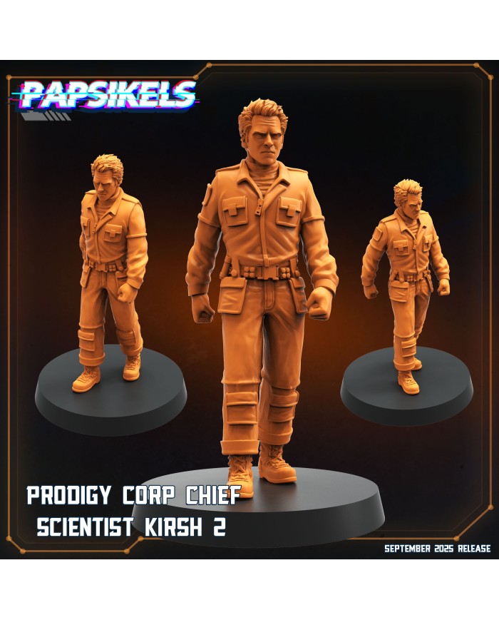 Jefe Científico Kirsh de la Corporación Prodigy - B|Papsikels Miniatures|Corporaciones Alien