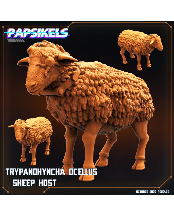 Trypanohyncha Ocellus Sheep Host|Papsikels Miniatures|Alien Props