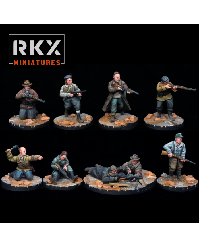 German Volkssturm Militia Fighting Squad|RKX Miniatures|German Army