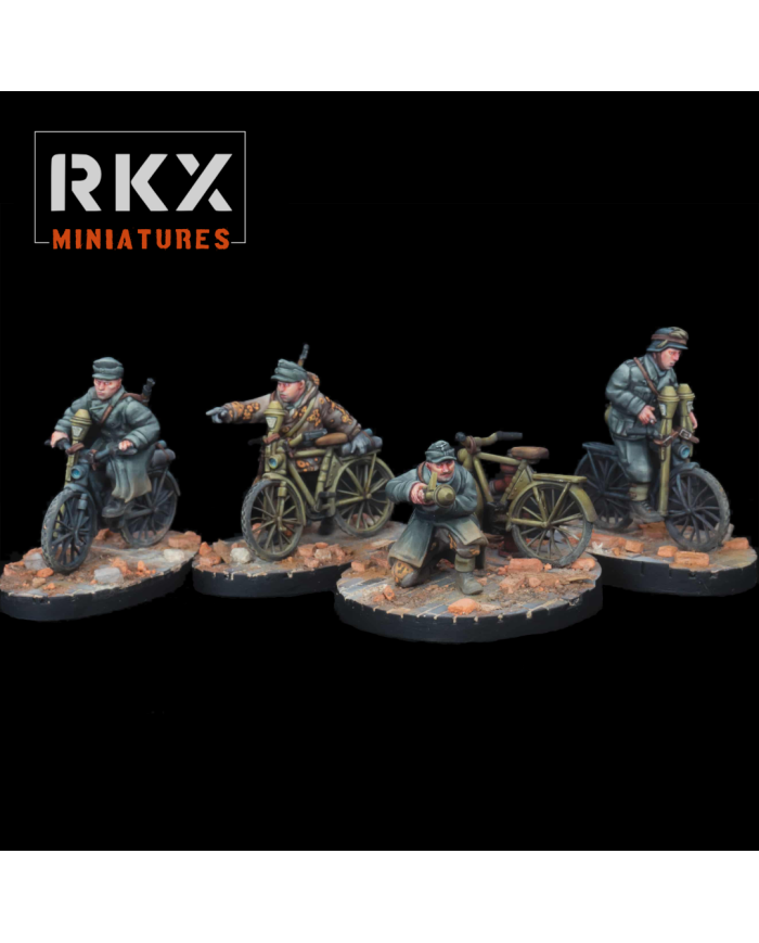 German Volkssturm Militia Bicycles Squad|RKX Miniatures|German Army