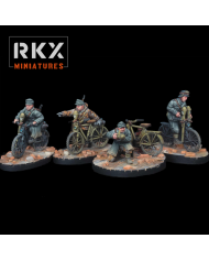 Escuadrón de la Milicia Alemana Volkssturm en Bicicletas|RKX Miniatures|Alemanes