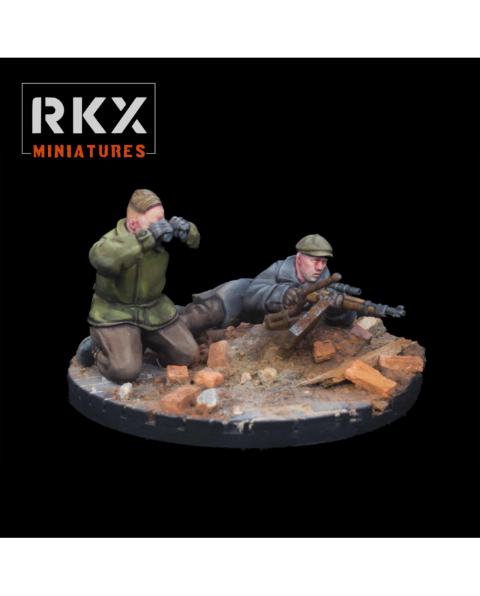 German Volkssturm Militia Snipers|RKX Miniatures|German Army