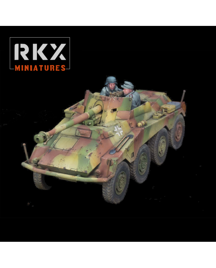 Vehículo SdKfz 234 de la Milicia Alemana Volkssturm|RKX Miniatures|Alemanes