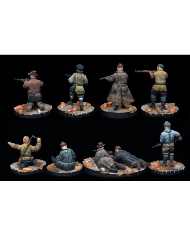 Escuadrón de la Milicia Alemana Volkssturm Combatiendo