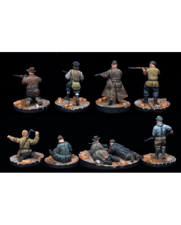 Escuadrón de la Milicia Alemana Volkssturm Combatiendo