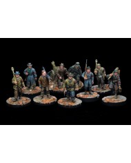 German Volkssturm Militia Marching Squad