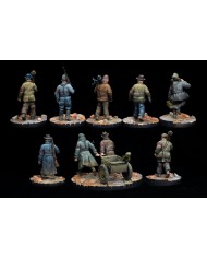 German Volkssturm Militia Marching Squad