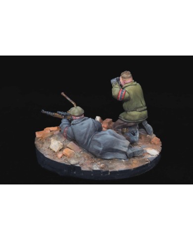 German Volkssturm Militia Snipers