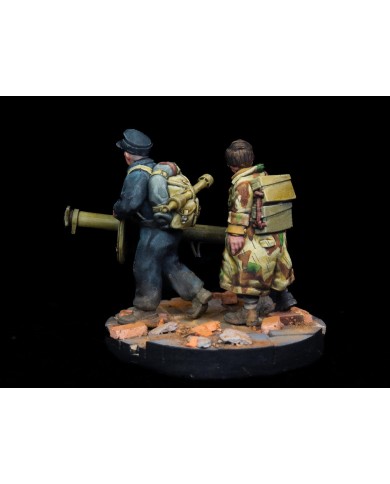 German Volkssturm Militia Panzerschreck Team