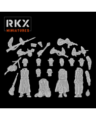 Kit Multiparte de la Milicia Alemana Volkssturm|RKX Miniatures|Alemanes