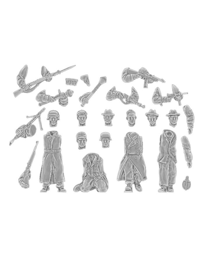Kit Multiparte de la Milicia Alemana Volkssturm|RKX Miniatures|Alemanes