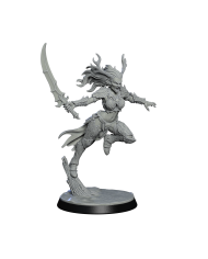 Hija del Lamento con Espada - B|Falcata 3D Studio|Corte de la Sangre Silvana