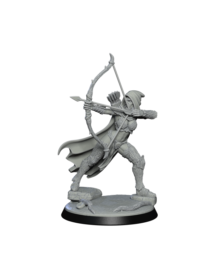 Hija del Lamento con Arco - C|Falcata 3D Studio|Corte de la Sangre Silvana