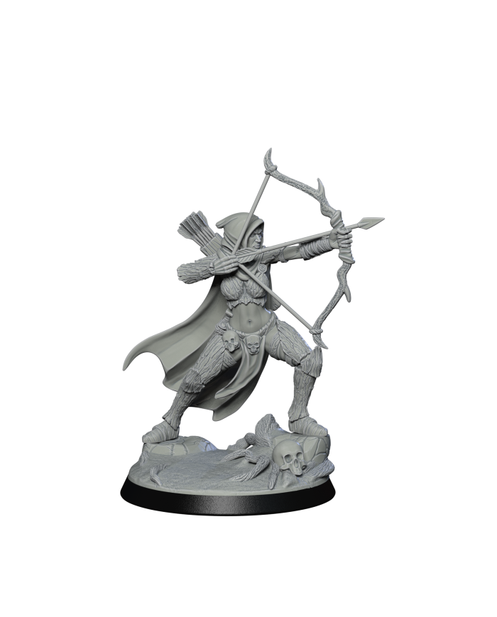 Daughter of Lament with Bow - D|Falcata 3D Studio|Court of the Sylvan Blood