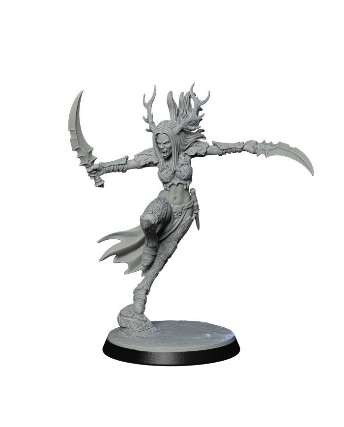 Daughter of Lament with Swords - B|Falcata 3D Studio|Court of the Sylvan Blood