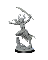 Daughter of Lament with Sword - C|Falcata 3D Studio|Court of the Sylvan Blood