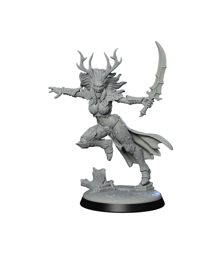 Daughter of Lament with Sword - D|Falcata 3D Studio|Court of the Sylvan Blood