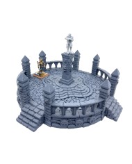 Statue with Platform of Hexengarde CityTired World Studio|Mordheim Terrain