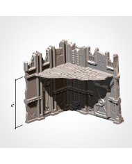 Industrial Ruins in L-shape (6"x5") - B|Txarli Factory|40K Ruins Terrain