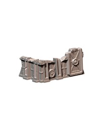 Industrial Ruins in L-shape (5"x3") - A|Txarli Factory|40K Ruins Terrain