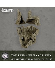 Ruinas de la Mansión Von Ulfmann de Hexengarde|Tired World Studio|Escenografia Mordheim