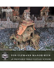 Ruinas de la Mansión Von Ulfmann de Hexengarde|Tired World Studio|Escenografia Mordheim