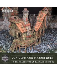 Ruinas de la Mansión Von Ulfmann de Hexengarde|Tired World Studio|Escenografia Mordheim