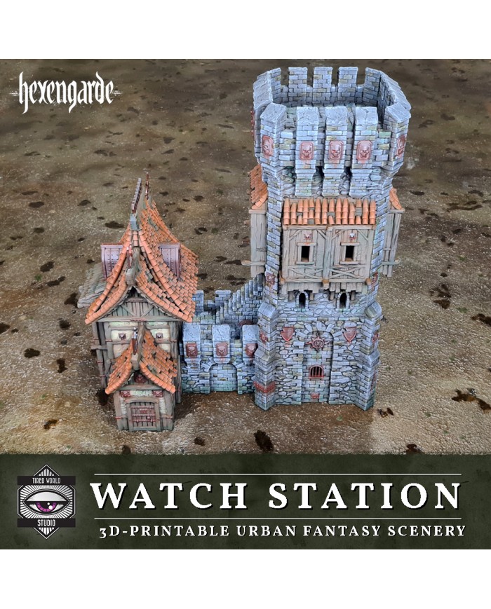 Edificio de la Oficina de Vigilancia de Hexengarde|Tired World Studio|Escenografia Mordheim