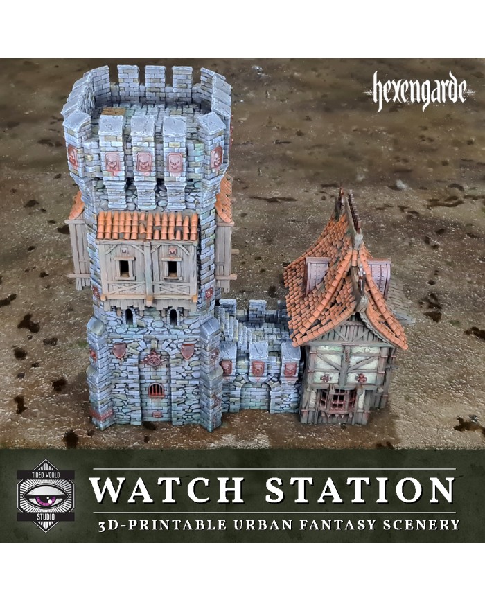 Edificio de la Oficina de Vigilancia de Hexengarde|Tired World Studio|Escenografia Mordheim