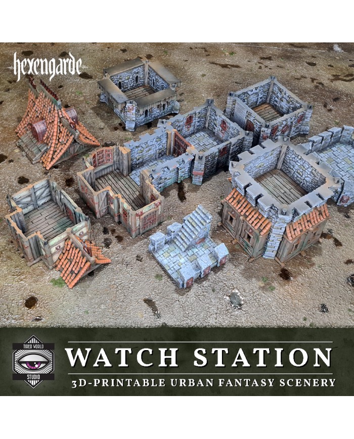 Edificio de la Oficina de Vigilancia de Hexengarde|Tired World Studio|Escenografia Mordheim