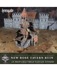 New Rose Tavern Ruin of Hexengarde City|Tired World Studio|Mordheim Terrain