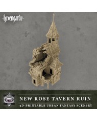 New Rose Tavern Ruin of Hexengarde City|Tired World Studio|Mordheim Terrain