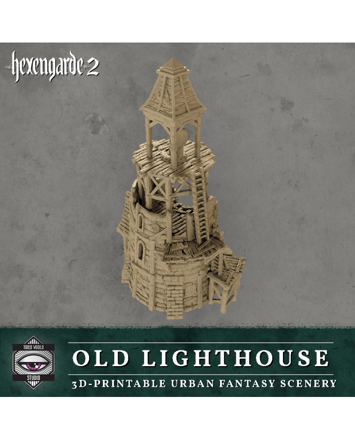 El Viejo Faro de Hexengarde|Tired World Studio|Escenografia Mordheim