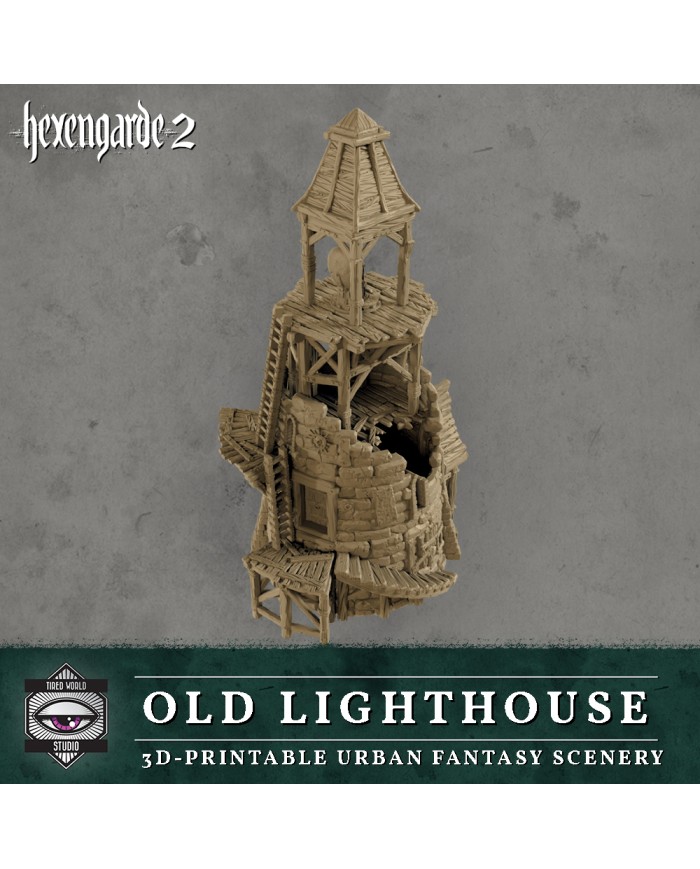 El Viejo Faro de Hexengarde|Tired World Studio|Escenografia Mordheim
