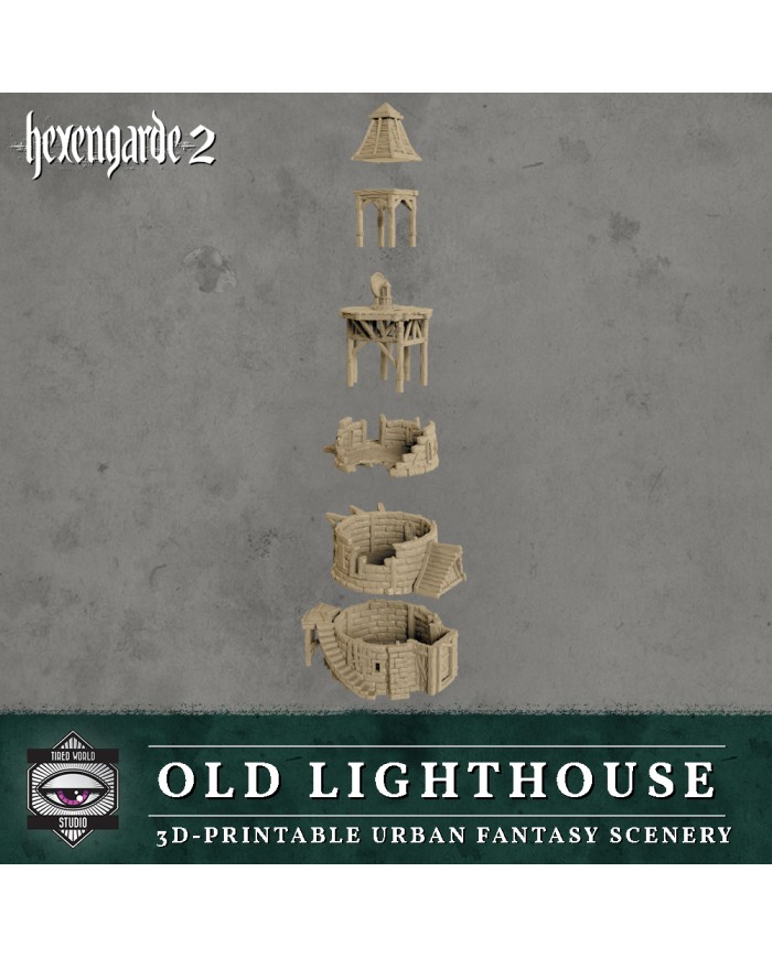 Old Lighthuse of Hexengarde City|Tired World Studio|Mordheim Terrain