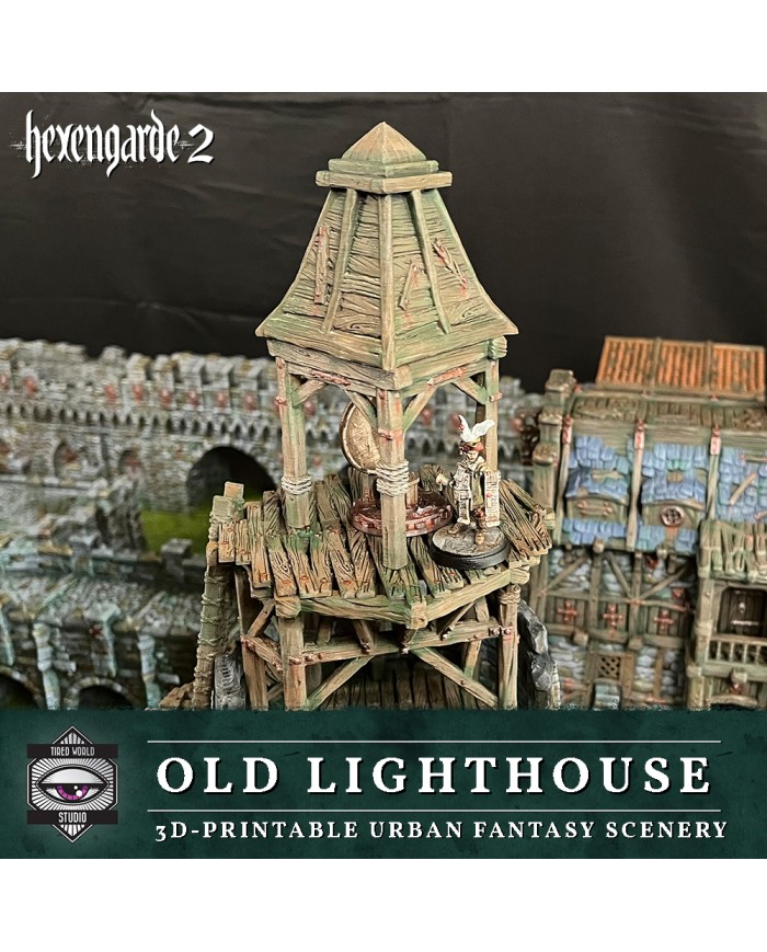 Old Lighthuse of Hexengarde City|Tired World Studio|Mordheim Terrain