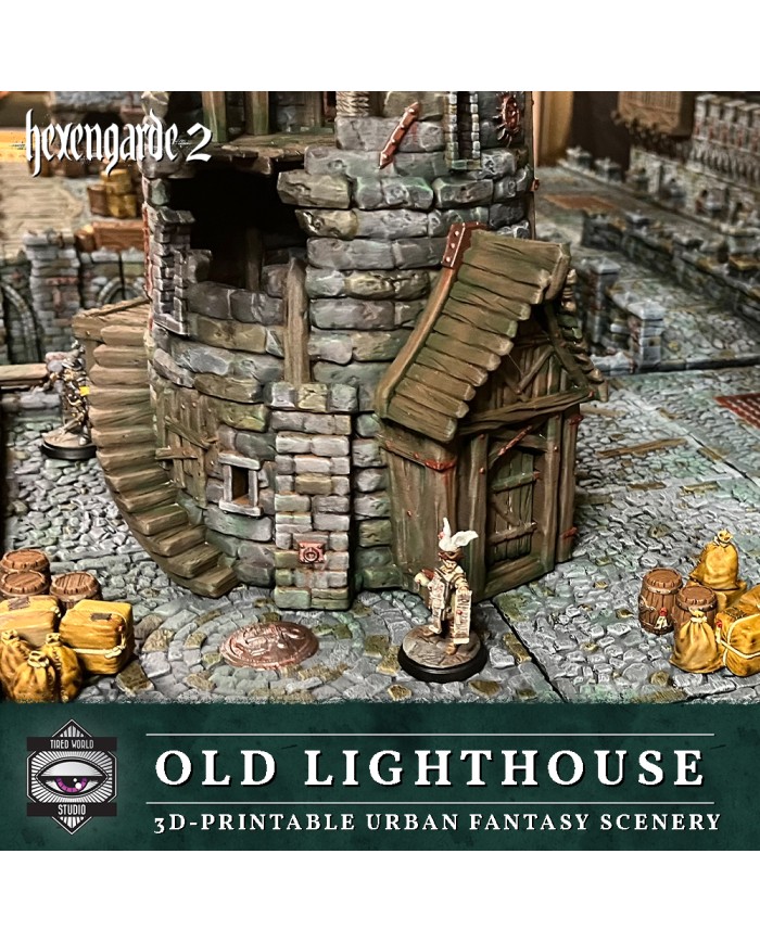 Old Lighthuse of Hexengarde City|Tired World Studio|Mordheim Terrain