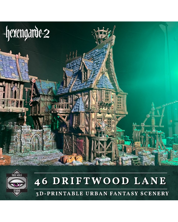 46 Driftwood Lane of Hexengarde City|Tired World Studio|Mordheim Terrain