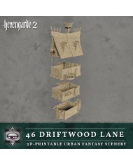 Edificio de la Calle del Madero Flotante 46 de Hexengarde|Tired World Studio|Escenografia Mordheim