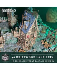 46 Driftwood Lane Ruin of Hexengarde City|Tired World Studio|Mordheim Terrain