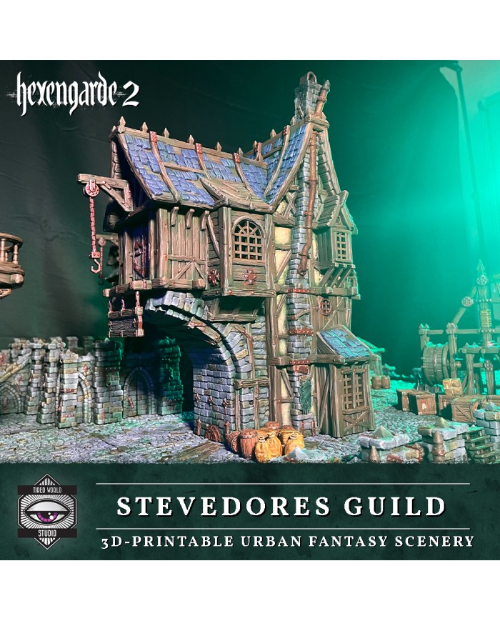 Stevedores Guild of Hexengarde City|Tired World Studio|Mordheim Terrain