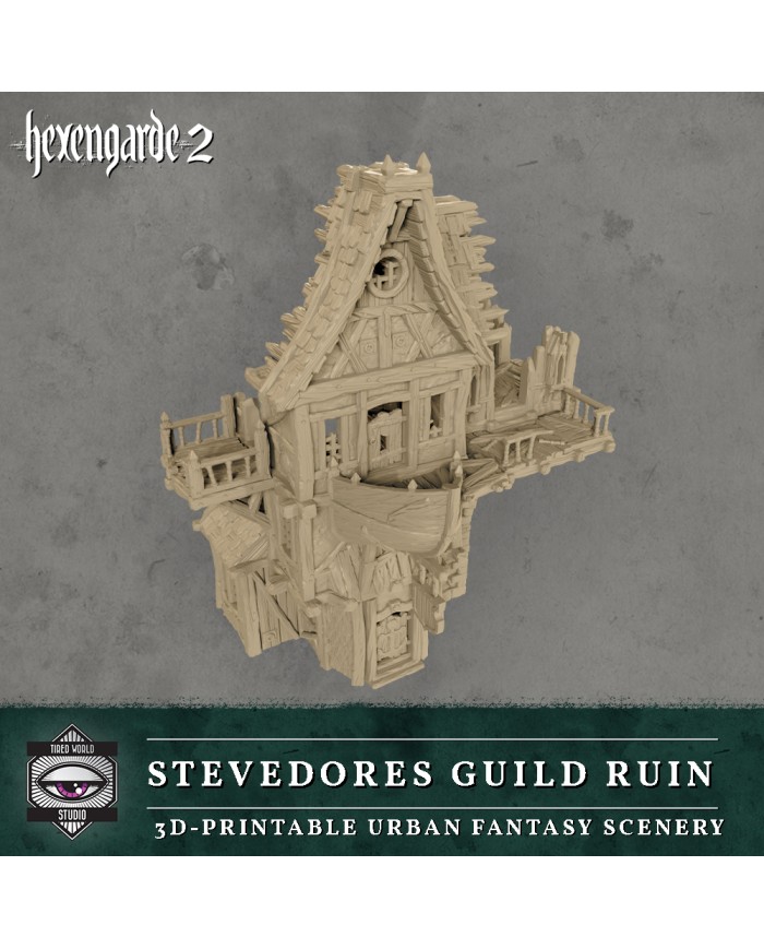 Ruinas del Gremio de Estibadores de Hexengarde|Tired World Studio|Escenografia Mordheim